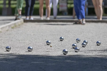 Markt Bad Abbach Kurpark Pétanque-Spiel Foto: altrofoto.de