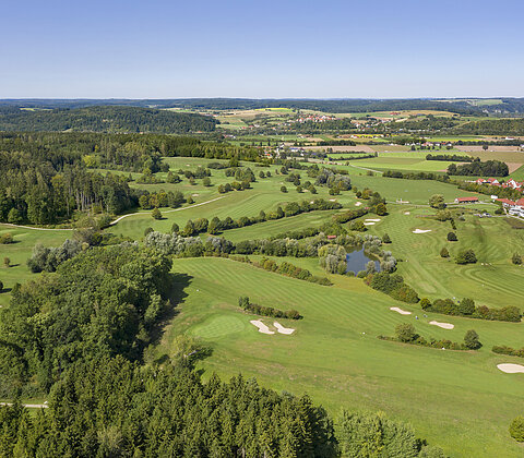 Luftaufnahme Golfplatz Deutenhof GmbH & Co. KG Am Deutenhof 2 93077 Bad Abbach Ortsteil Lengfeld-Deutenhof Foto: altrofoto.de