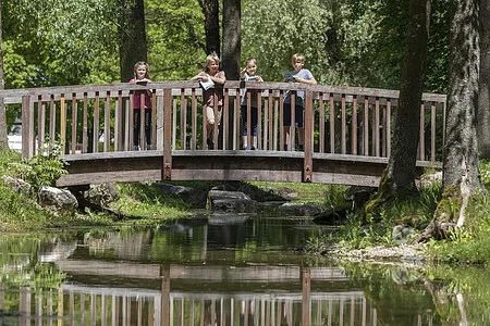 Markt Bad Abbach Kurpark Rätsel-Quiz für Kinder Foto: altrofoto.de