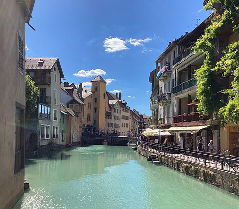 Familienaustausch 2022 Charbonnières-les-Bains Ausflug nach Annecy