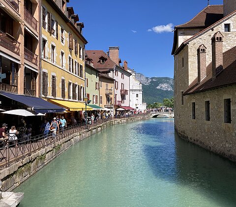 Familienaustausch 2022 Charbonnières-les-Bains Ausflug nach Annecy