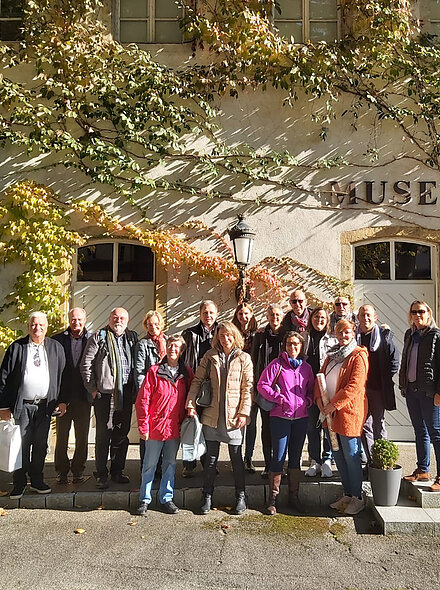 Mitglieder des Komitees der Partnerschaft zwischen Bad Abbach und Charbonnières-les-Bains