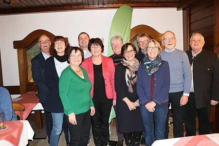 Die Vorstandschaft des Förderkreises Bad Abbach