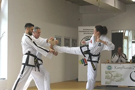 Bruchtest im Taekwon-Do