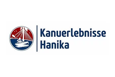 Logo Kanuerlebnisse Hanika mit weißem Hintergrund