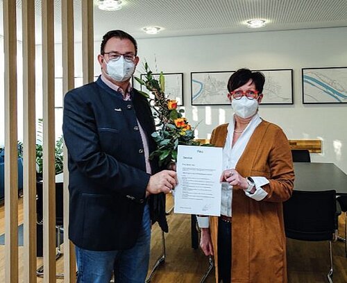 Frau Heim und Dr. Grünewald