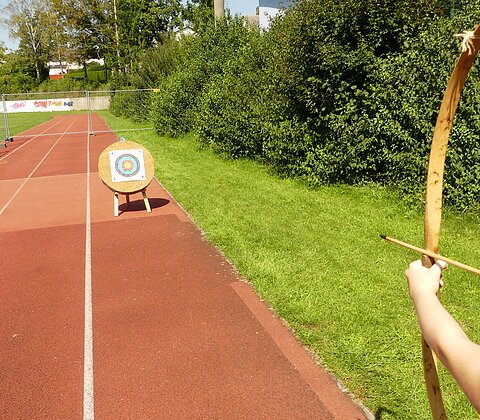 Spielwoche Bad Abbach  - Bogenschießen Franz Lichtscheindl