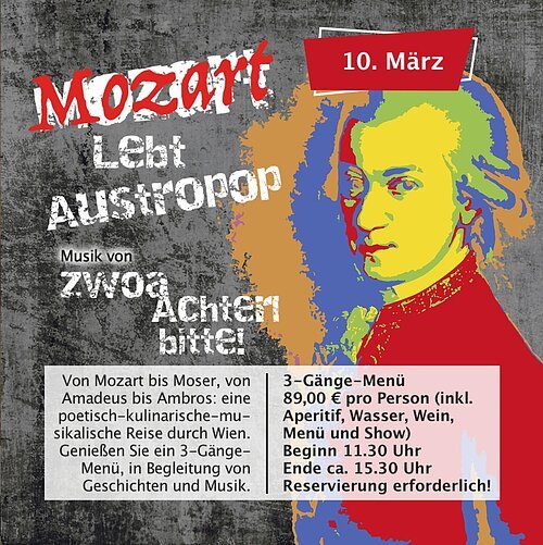 Restaurant Schwögler Mozart lebt Austropop