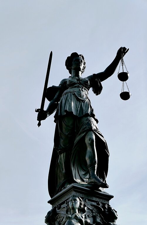 Justitia - die Göttin der Gerechtigkeit