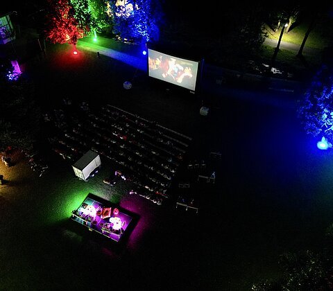 Open Air Kino im Kurpark