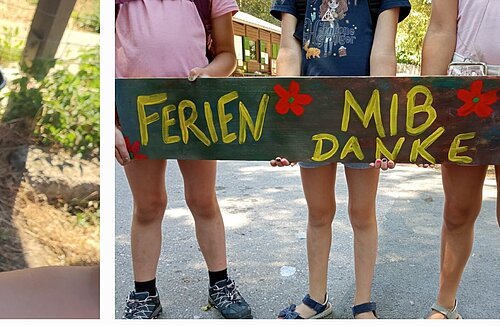 Ausschnitte der Aktionen zur Mittagsbetreuung in den Sommerferien 2022