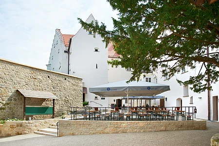 Biergarten Falkenhof Schloss Rosenburg