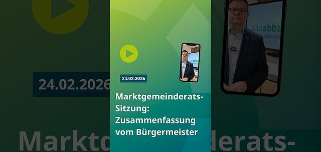 Bad Abbach - Marktgemeinderatssitzung Februar 2026