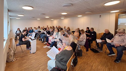Probentag Jubiläum Singkreis der Evang. Kirche