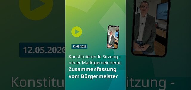 Bad Abbach - Konstituierende Sitzung des neuen Marktgemeinderates - Mai 2026