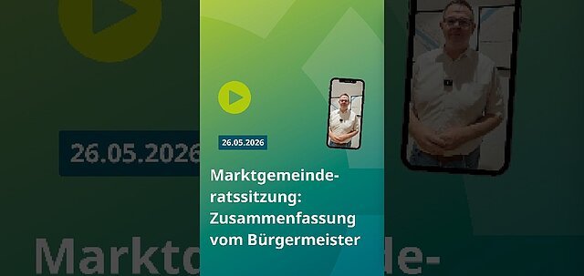 Marktgemeinderatssitzung Mai 2026