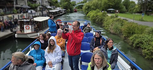 Auf dem Canal de Savières Auf dem Canal de Savières