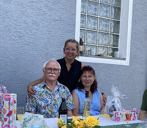 v.l. Reinhold, Meny, Michaela Glatzel, Manuela Seidel