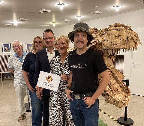 Dinosaurier Fraxinusaurus im Kurhaus Bad Abbach