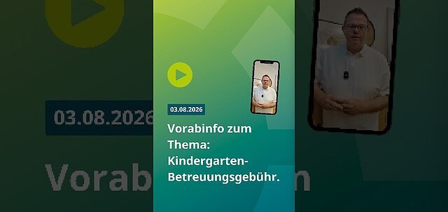 Vorabinfo Kindergartengebühren